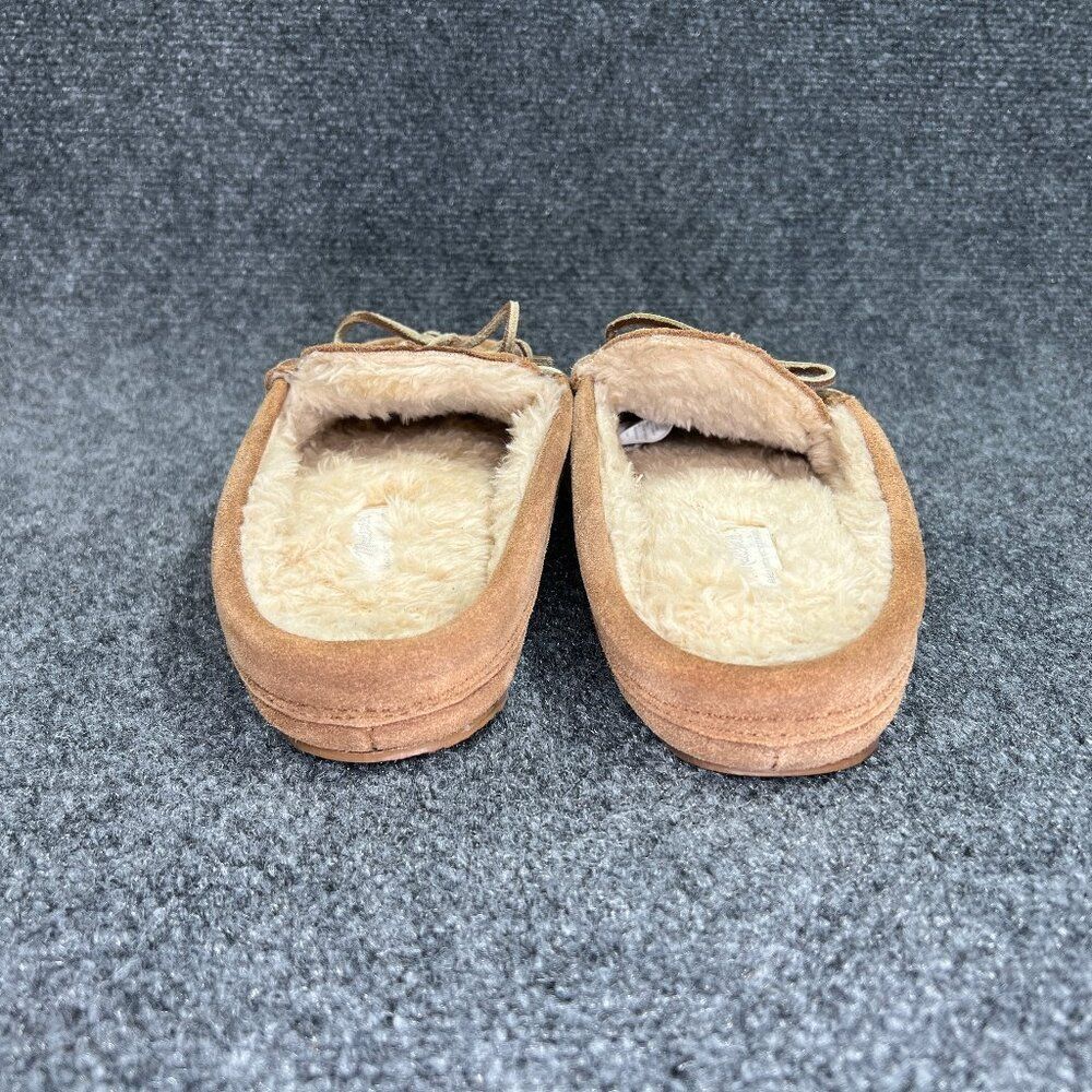 Madewell Moccasin Scuff Slippers Women's Size 10 Tan Suede Comfort Slip On Shoes - Picture 5 of 14
